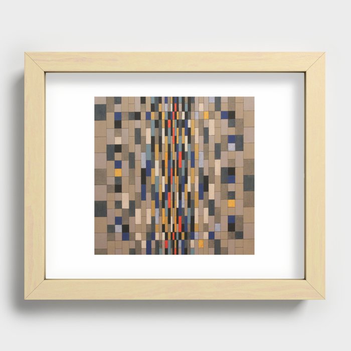 Construction 177 Recessed Framed Print