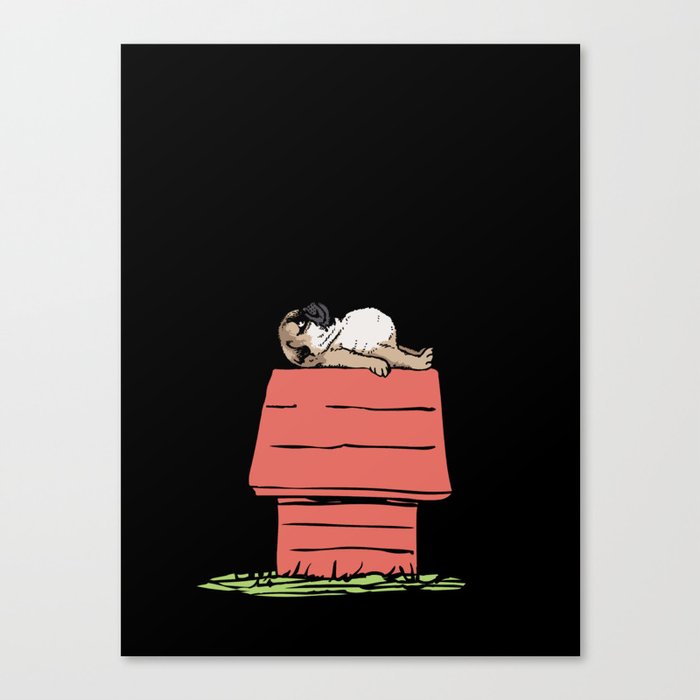 Pug House Canvas Print