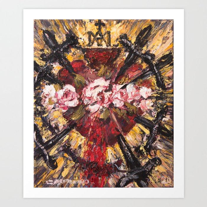 Seven Sorrows of Our Lady II Art Print