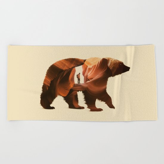 One with Nature Beach Towel