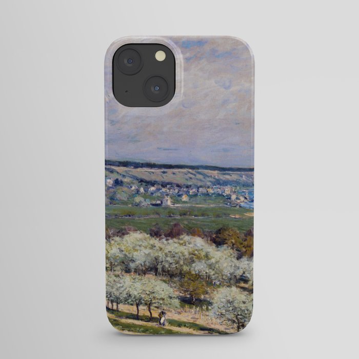 Alfred Sisley - The Terrace at Saint-Germain, Spring iPhone Case