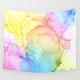 Pastel Abstract Art Wall Tapestry | Flowing, Peace, Painting, Contemporary, Trendy, Bohemian, Empowerment, Manifestation, Modern, Light 