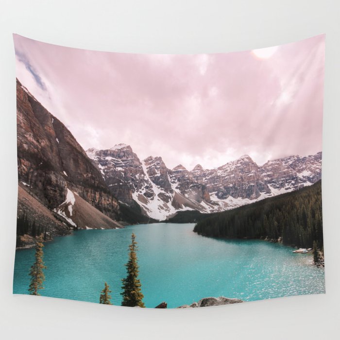 Moraine Lake Banff National Park Wall Tapestry