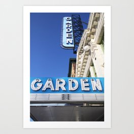 Garden Theater's Next Act - color Art Print