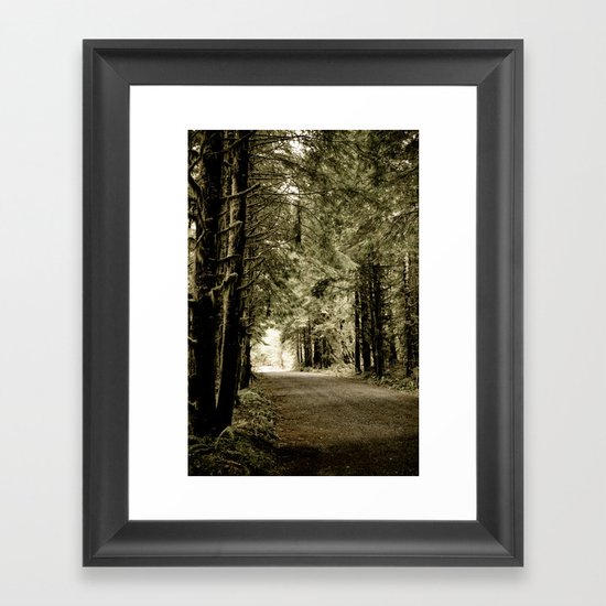 the path Framed Art Print