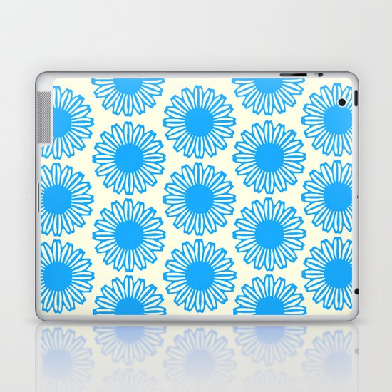 Vintage Flower_Turquoise Laptop & iPad Skin