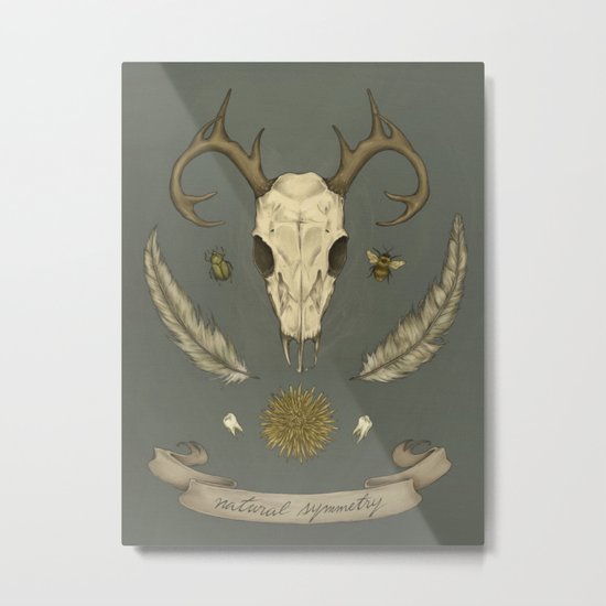 Natural Symmetry Metal Print