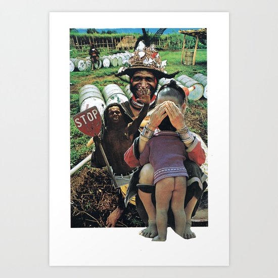S t o p Art Print