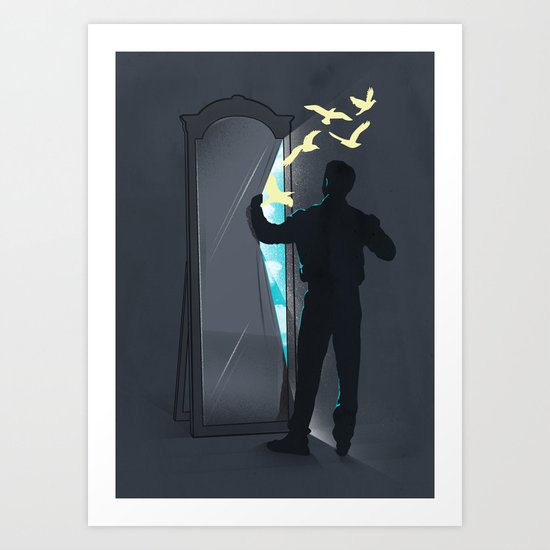 Release your inner self Art Print