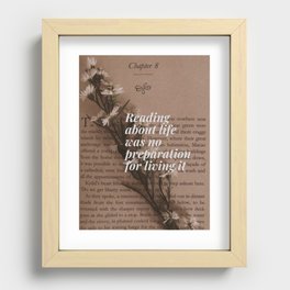 Live in your truth  Recessed Framed Print