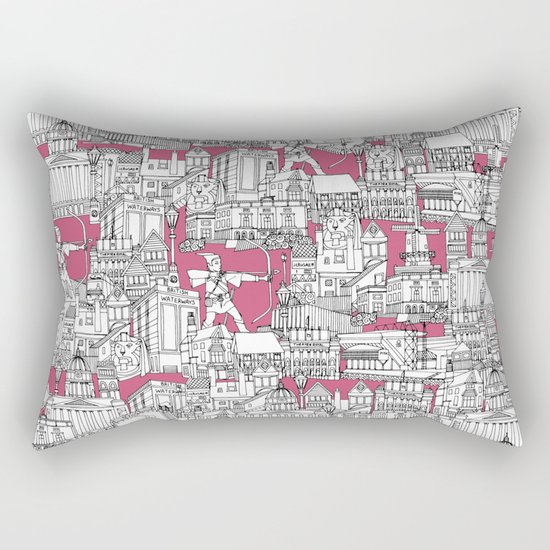 NOTTINGHAM BUBBLEGUM Rectangular Pillow