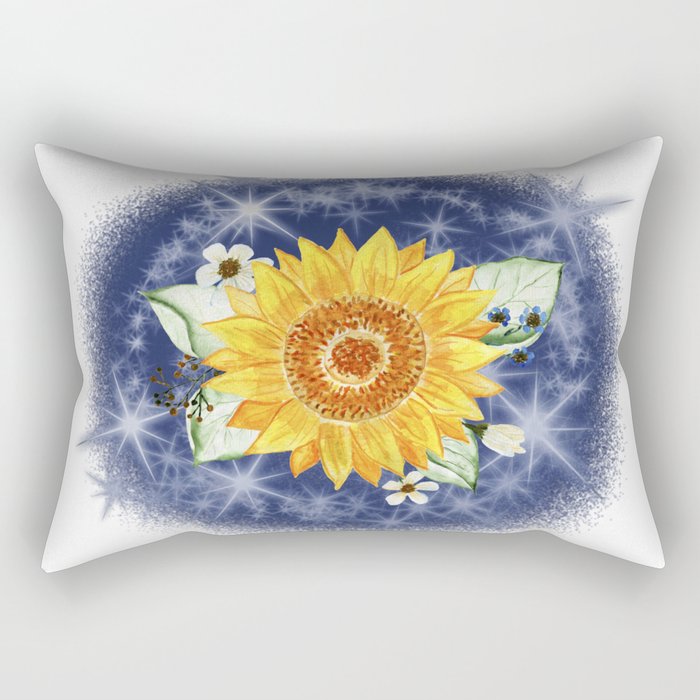 Sunflowers, Backgrounds, flower, flowers t-shit Rectangular Pillow