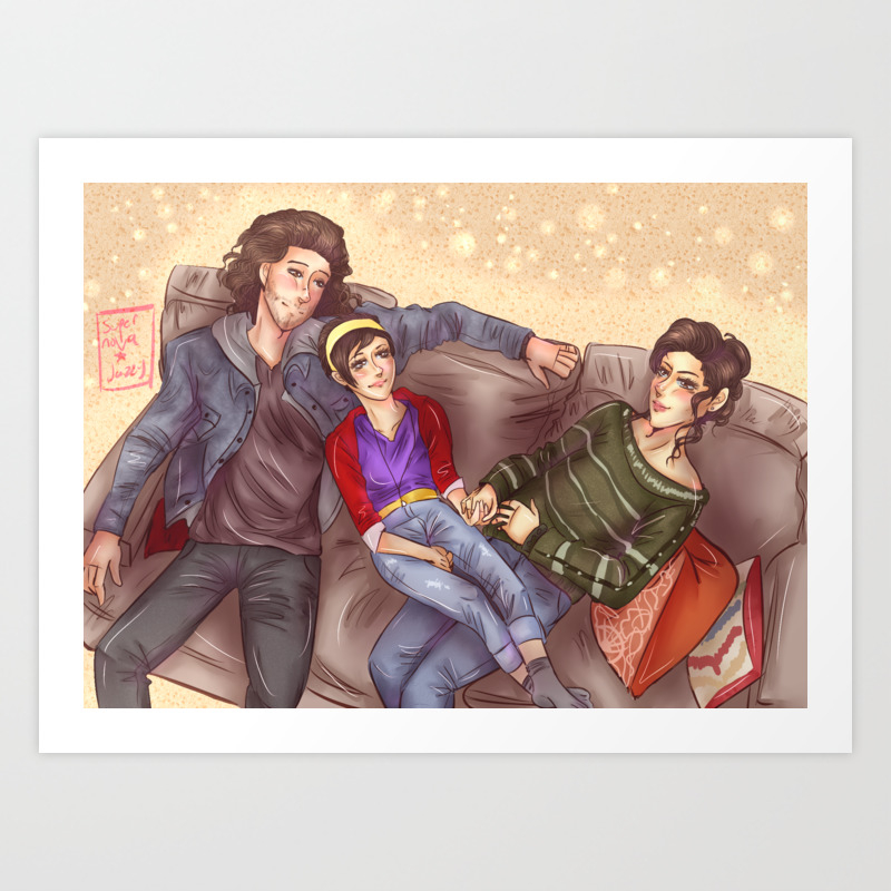 The Andi Mack Family Art Print By Supernovajazzy Society6