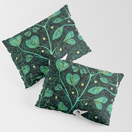 Birds and Leaves Pillow Sham