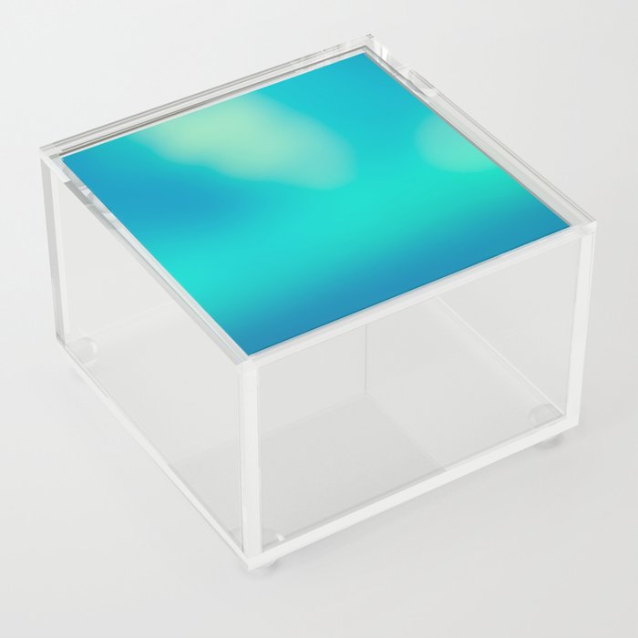 Blue Pattern Acrylic Box
