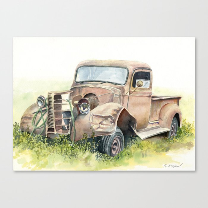1938 Chevy Truck Canvas Print