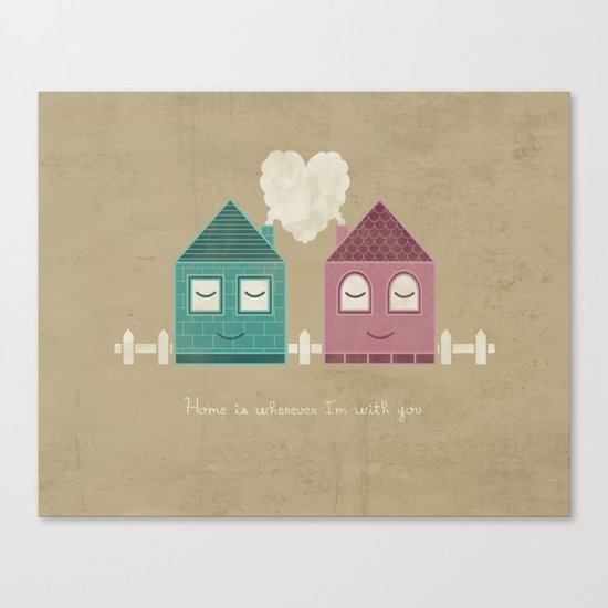 Home Canvas Print