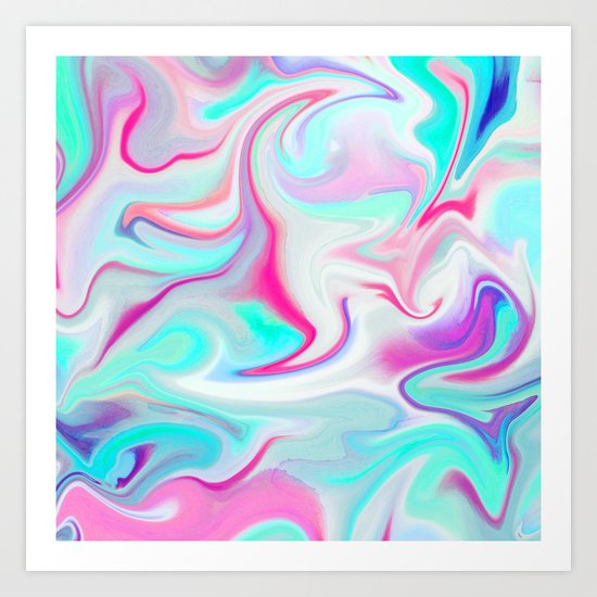 Liquid 3 Art Print