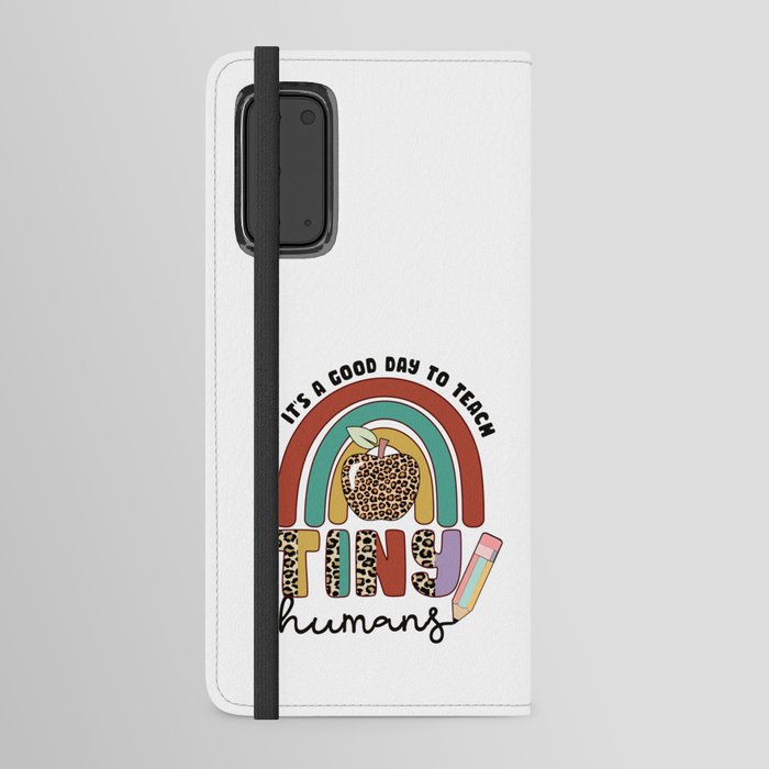 Teacher elements teach tiny humans quote Android Wallet Case
