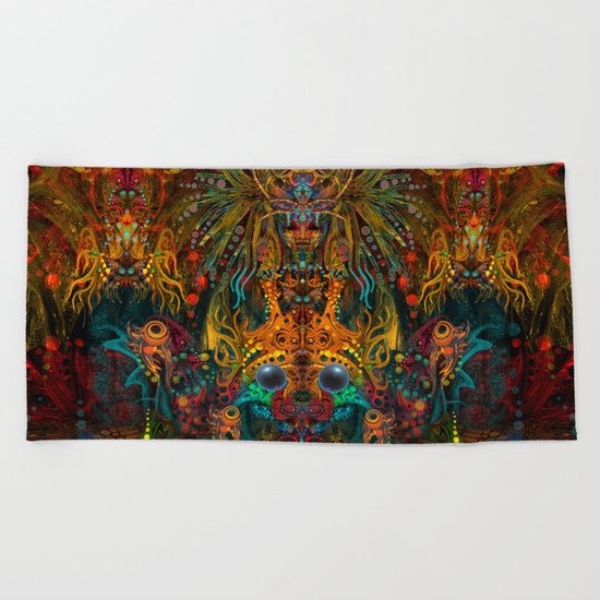 Lemuria Beach Towel