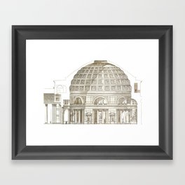 Pantheon Of Rome Framed Art Print