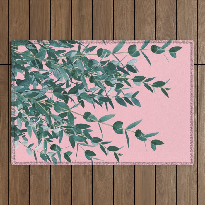 Eucalyptus Leaves Delight #5 #foliage #decor #art #society6 Outdoor Rug