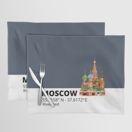 Moscow River Bed Placemat