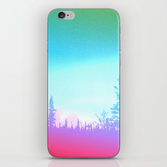 Bright Colorful Forest iPhone & iPod Skin