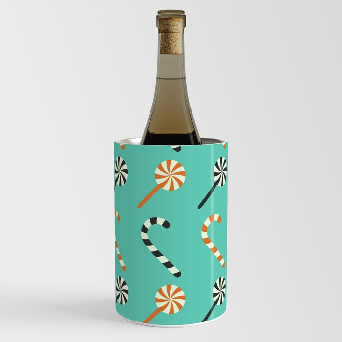 Halloween Candy Pattern Wine Chiller