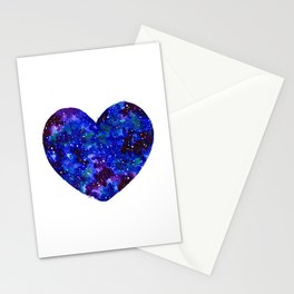 Space Heart Stationery Card