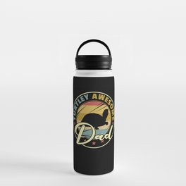 Turtley Awesome Dad Funny Shark Father's Day Gift Water Bottle