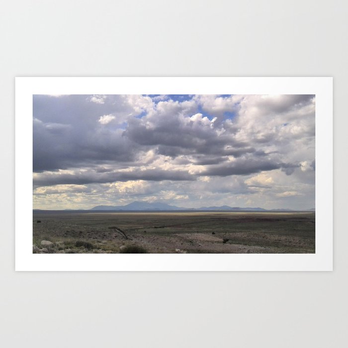 View Out From Meteor Crater  Art Print