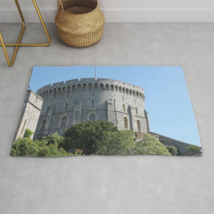 Great Britain Photography - Royal Castle In The Outskirts Of London Rug