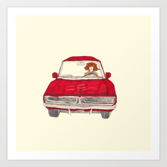 oh yeah today i got my driver's license! Art Print