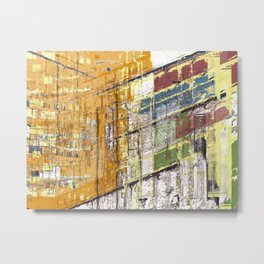 Penitence Metal Print | Graphicdesign, Abstract, Penitentiary, Busy, Expressive, Philadelphia, Crime, Orange, Abstraction, Eastern State 