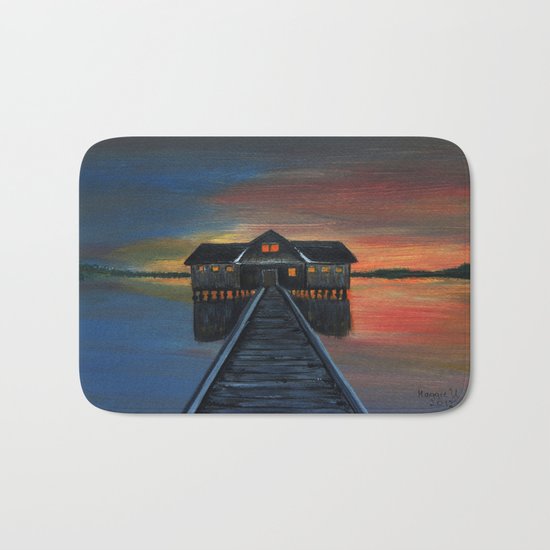 Old boat house Bath Mat