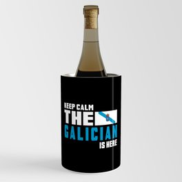 Keep calm Galicia flags design Wine Chiller