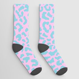 pastel cheetah Socks