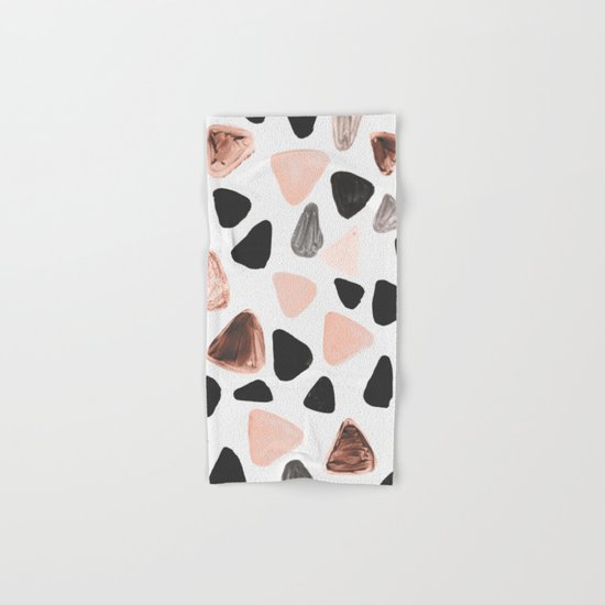Rounded Triangles Hand & Bath Towel