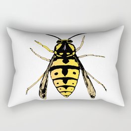 Wasp vector Rectangular Pillow