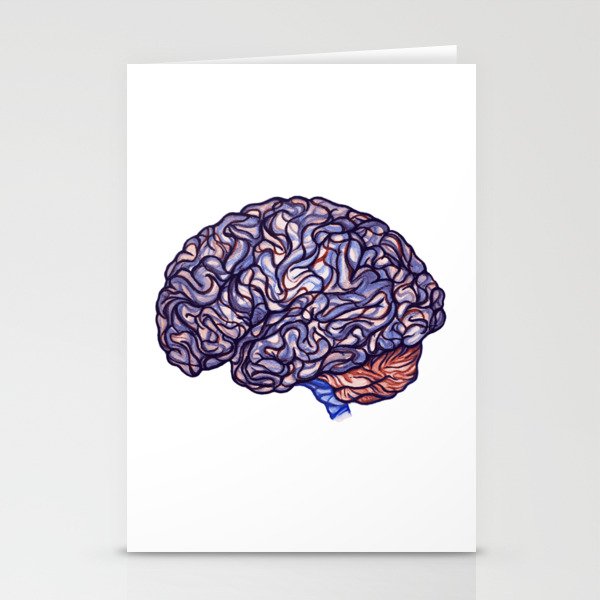 Brain Storming and tangled thoughts Stationery Cards