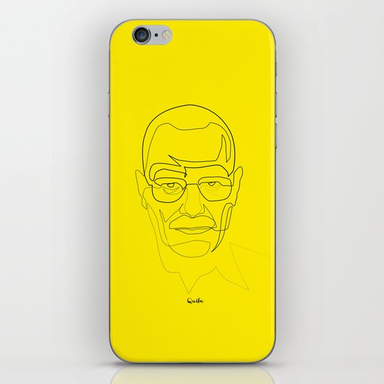 One Line Breaking Bad: Heisenberg iPhone & iPod Skin