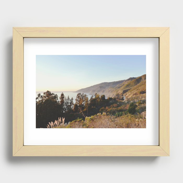 california sunset Recessed Framed Print