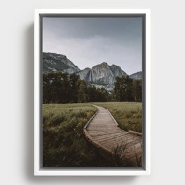 Yosemite Path Framed Canvas