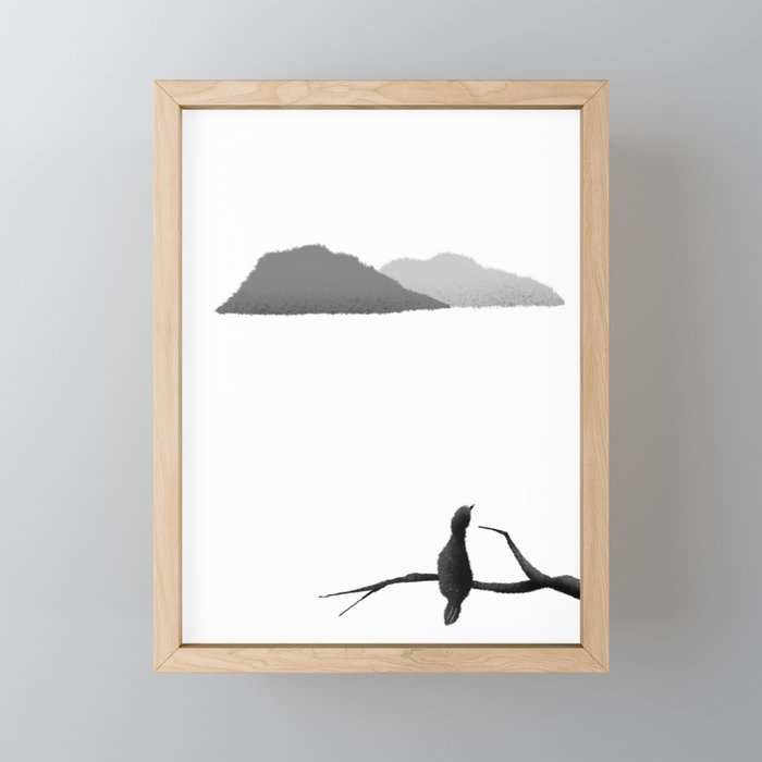lonely Framed Mini Art Print