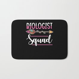 Biologist Biology Women Group Bath Mat