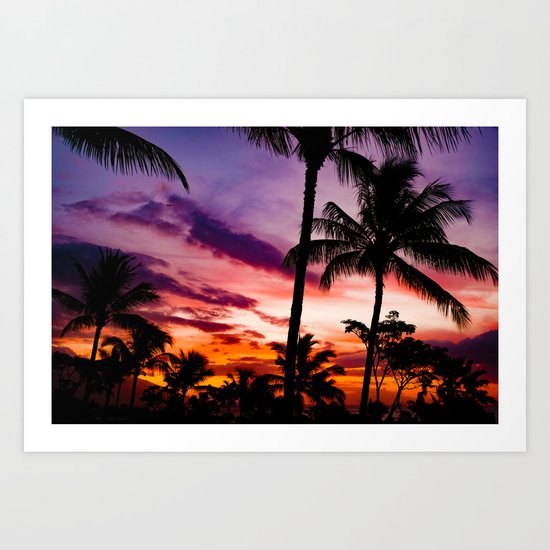 Fire In The Sky Art Print