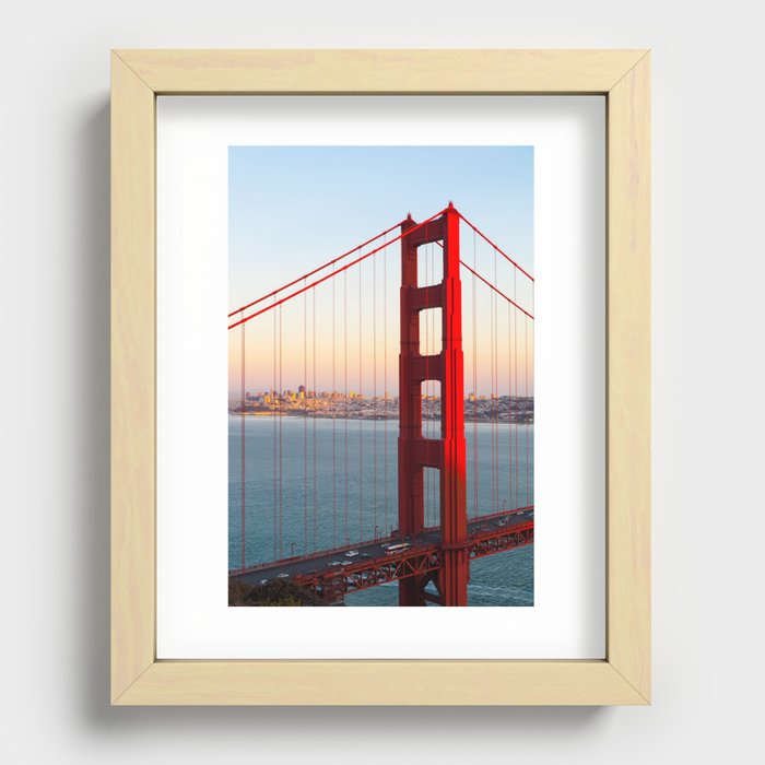 Golden Gate Bridge - San Francisco Recessed Framed Print