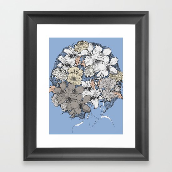 INSIGHT BLOOM Framed Art Print