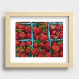 Strawberry Surplus Recessed Framed Print